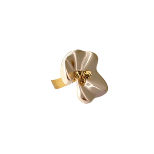 Bague tendance en acier inoxydable 316L plaqué or PVD, bijou durable et résistant - Product Image 2
