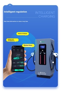 Nouvel état 40KW à 60KW DC Home EV chargeur OCPP 1.6 <span class=keywords><strong>J</strong></span> <span class=keywords><strong>3</strong></span> phases réglable 16A IP54 étanche monté au sol 16A chargeur de voiture - Product Image 5