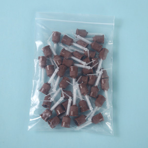 หลอดผสมกาว Ouliya ขนาด 76 มม. สีน้ำตาล แบบ Static 1:1 หัวฉีดสำหรับใช้กับตลับกาว - Product Image 2