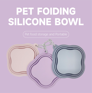 Alta Qualidade Portátil Dobrável Silicone <span class=keywords><strong>Dog</strong></span> Pet <span class=keywords><strong>Bowl</strong></span> para Viagem Outdoor Camping Alimentos Água Alimentação <span class=keywords><strong>Bowl</strong></span> Pet Supplies - Product Image 5