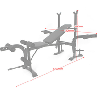 Équipement de gymnastique et Fitness, banc de poids inclinable réglable, exercice corporel, banc d'haltérophilie pliable, presse et support de squats