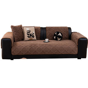 2026 नई शीतकालीन शरद ऋतु न्यूनतम लक्जरी मोटी मोटी प्लश सोफे कुशन-धोने योग्य गैर-पर्ची फिक्स्ड सोफा कवर थ्रो (100% पॉलिएस्टर) - Product Image 3