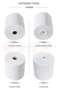 Papel Térmico para Fax de 80x80mm, Rollo de Papel para Caja Registradora e Impresora Térmica - Product Image 2