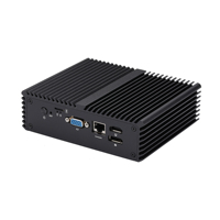 Qotom Q10821G5 Mini PC industrial Intel Celeron J6412 2,0 Ghz Quad Core DDR4 RAM 16G Memoria de video Compatible con WiFi EE. UU. AU
