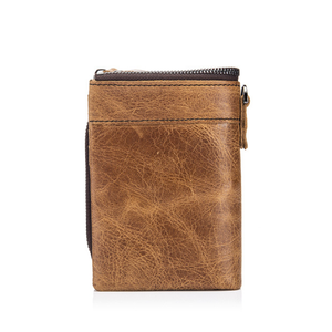 Portafogli in pelle da 14 <span class=keywords><strong>carte</strong></span> vintage con tasche bifold in pelle per uomo - Product Image 5