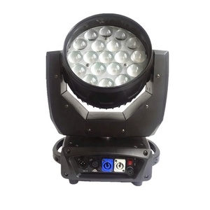 MAC <span class=keywords><strong>Aura</strong></span> 19PCS * 15W Led Zoom Wash Luz con cabezal móvil LED Wash Stage Lights para interior DJ Disco Concierto <span class=keywords><strong>Discoteca</strong></span> DMX512 Control - Product Image 2