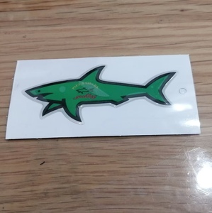 Pegatina de vinilo con forma de tiburón Paul Shark, con acabado brillante, autoadhesiva, decorativa, para regalos promocionales - Product Image 1
