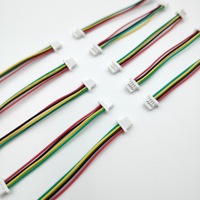 Harness Kabel Jumper Multi-Core Kustom dengan Konektor Pengunci Plastik Putih Dua Ujung untuk Papan Kontrol Peralatan Pendingin