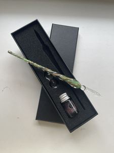 High Quality Wholesale Price 3-Piece Glitter Glass Calligraphy Pen Set <strong>For</strong> Souvenir &amp; Stationery <strong>Shop</strong> - Product Image 5