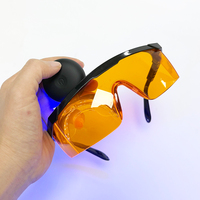 Lunettes de protection dentaire professionnelles Orange, anti-lumière bleue 460nm, UV400, pour blanchiment des dents et jeux vidéo, multi-usages