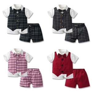 Bộ quần áo trẻ em bé trai, bộ đồ bé trai 6-9 tháng tuổi, quần áo trẻ sơ sinh, bộ vest bé trai - Product Image 2