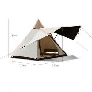 3-4 persone automatico famiglia campeggio doppio strato yurta bloccaggio campeggio all'aperto attrezzature per camper tende da campeggio tende da esterno