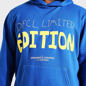 เสื้อฮู้ดโอเวอร์ไซส์ OEM สำหรับทุกเพศ ป้องกันการหดตัว เหมาะสำหรับฤดูหนาว ปักโลโก้แบบเรียบง่าย ปรับแต่งได้ตามต้องการ ไซส์พลัส ผ้าสเวตเชิ้ต 100% - Product Image 2