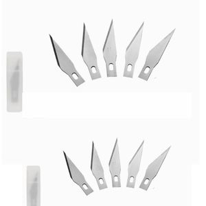 Entrega Rápida: Juego de 10 Cuchillas de Titanio SK5 para Cuchillo Multiusos, Mango de Cambio Rápido, Herramienta Manual OEM para Reparación de Teléfonos Móviles y Tallado - Product Image 3