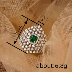 Anello dal design cavo, stile elegante, per donna - Product Image 5