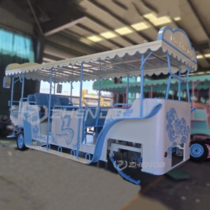 <b>Double</b>-row Luxury Modern All-metal Welded Sightseeing Carriage Wedding Party Event Customized Color ZHENDA Brand - Product Image 6