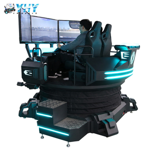 Simulateur de course VR 9D YHY Guangdong pour enfants, machine de jeu de conduite de voiture VR 3 DOF Super Driving - Product Image 1