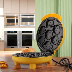 Hot bán tùy chỉnh Mini phim hoạt hình hình dạng không dính bề mặt cá nhân Waffle maker