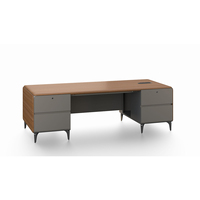 Meubles de bureau commerciaux de haute qualité, design moderne personnalisé, bureau de direction, bureau de PDG, bureau de directeur, bureau de luxe