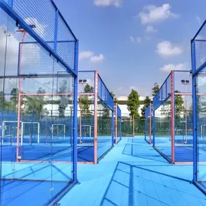 Big Size 2000x3000mm 10mm 12mm Clear Tempered Glass For Padel Court