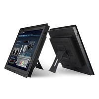 Industriel panneau android pc avec Lecteur de Carte à PUCE RFID Lecteur De Carte Biométrique D'empreintes Digitales Dispositif D'identification