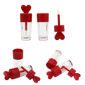 Mới nhất 2.4ml kích thước nhỏ hình trái tim <span class=keywords><strong>Lipgloss</strong></span> Ống Lip Gloss <span class=keywords><strong>container</strong></span> mỹ phẩm bao bì <span class=keywords><strong>Lipgloss</strong></span> Ống biểu tượng tùy chỉnh - Product Image 3