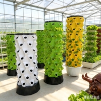 Système de culture vertical hydroponique en tour, jardinière peu encombrante pour herbes, fraises et légumes