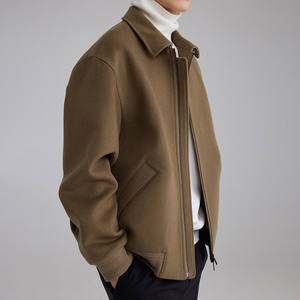 Giacca da <span class=keywords><strong>Uomo</strong></span> Oversize di Alta Qualità all'Ingrosso <span class=keywords><strong>Cappotto</strong></span> da <span class=keywords><strong>Uomo</strong></span> in Lana e <span class=keywords><strong>Cashmere</strong></span> - Product Image 4