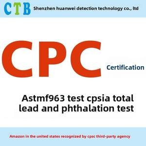 Conseil américain des matériaux pour produits de consommation Marionnette en peluche approuvée Laboratoire de <span class=keywords><strong>certification</strong></span> CPC Tests de produits pour enfants - Product Image 2