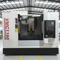 Fresadora CNC VMC 1160 con Certificación CE, Personalizable, de Alta Precisión, Fácil de Operar, Rentable, para Piezas Automotrices y Moldes en General