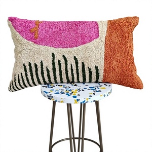 Funda de Almohada de Algodón con Diseño Floral, Decoración para Sala de Estar, Diseño Personalizado Boho, Ecológica, Venta al Por Mayor OEM - Product Image 1