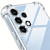 Étui de protection antichoc 3-en-1 en verre trempé et TPU de haute qualité pour A13 4G Plus, avec coussin d'air et design transparent