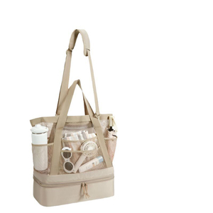 Bolso <span class=keywords><strong>de</strong></span> playa <span class=keywords><strong>de</strong></span> nailon KEEP PERFECT <span class=keywords><strong>para</strong></span> mujer, bolso <span class=keywords><strong>de</strong></span> malla con cierre <span class=keywords><strong>de</strong></span> cremallera y ajustable <span class=keywords><strong>para</strong></span> natación/crucero/piscina - Product Image 2