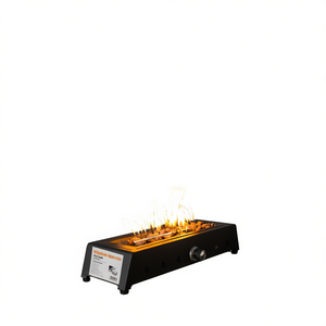 Firebar - Brasero de Propano de 28 Pulgadas para Mesa, con Piedras de Lava y Protección Contra el Viento, para Uso en Campamentos al Aire Libre - Product Image 1