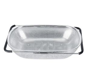 Paslanmaz çelik delikli tip kevgir mutfak lavabo sepeti süzgeç uzatılabilir lavabo kevgir üzerinde - Product Image 2