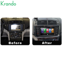DVD de voiture de style original de 8 pouces Android pour Lincoln Continental 2017-2019 Autoradio de navigation Auto Stereo Wireless CarPlay 4G GPS