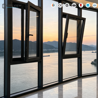 Ventanas Abatibles de Vidrio con Estructura Térmica Multicámara, Perfiles de Ventanas Abatibles de Aluminio, Ventanas Oscilobatientes