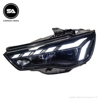 Phares de voiture pour Audi A3 2013-2016, phares LED avec lentille de projecteur, DRL, accessoires automobiles