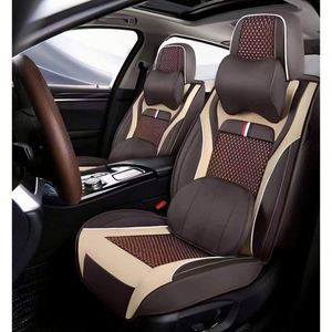 Ensemble complet de housses de siège de voiture en cuir PVC 5D de luxe toutes saisons avec coussin, garantie 1 an, Haval BYD - Product Image 2