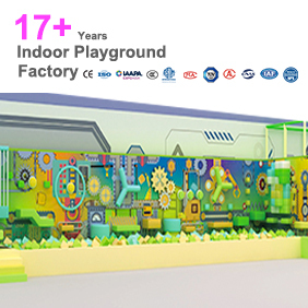 Aire de jeux intérieure en plastique pour enfants de style <span class=keywords><strong>Mario</strong></span>, avec obstacles, zone de jeux souple avec un design d'aventure personnalisé pour enfants - Product Image 4