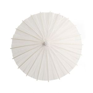 Parasol pliant en papier blanc DIY en gros pour décoration de fête et mariage - Product Image 4