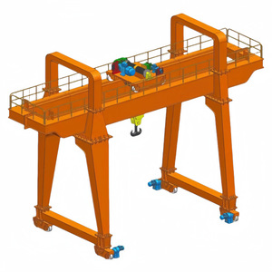 Grue <span class=keywords><strong>portique</strong></span> à double poutre de type MGH pour extérieur, grande capacité de levage, hauteur de levage 10 m, garantie 1 an - Product Image 4