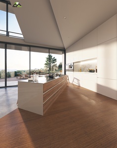 Villa moderna con estructura de acero ligero, paredes de vidrio y área de piscina exterior - Product Image 6
