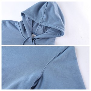 Personalizado Oversized Unisex Em Branco <span class=keywords><strong>Hoodie</strong></span> Poliéster Fleece Hoodies Atacado Puff Impressão Hoodies dos homens Moletons - Product Image 4