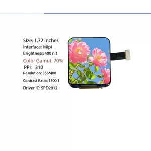 โมดูลจอแสดงผล AMOLED ขนาด 1.72 นิ้ว พร้อมระบบสัมผัส Incell ความละเอียด 356x400 จุด อินเทอร์เฟซ MIPI ชิปควบคุม SPD2012 แสงพื้นหลัง LED 400cd - Product Image 2