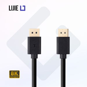 Câble DisplayPort 2.1 certifié 8K@120Hz UHBR20 Mâle-Mâle Connecteur Vidéo Haute Vitesse - Product Image 1