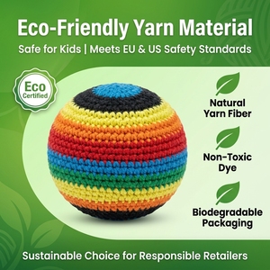Lot <span class=keywords><strong>de</strong></span> 12 Hacky Sacks au crochet faits main, ballons <span class=keywords><strong>de</strong></span> jonglage <span class=keywords><strong>pour</strong></span> enfants et adultes, cadeaux <span class=keywords><strong>de</strong></span> fête, équipement <span class=keywords><strong>de</strong></span> sport en PE <span class=keywords><strong>pour</strong></span> activités <span class=keywords><strong>de</strong></span> <span class=keywords><strong>plein</strong></span> <span class=keywords><strong>air</strong></span> - Product Image 6