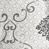 Tissu de matelas en jacquard tridimensionnel rétro floral effet soie, tricoté, antibactérien, respirant, achat en gros