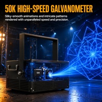 Projecteur laser RGB 80W avec animation DMX512, contrôle par application, étanche IP65 pour extérieur, éclairage de scène FB4, spectacles de parcs à thème, intensité réglable