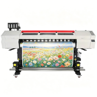 Imprimante industrielle tout-en-un rouleau-à-rouleau semi-automatique haute vitesse Longfuture I3200 Eco Solvent 30/45/h 4 têtes 220V